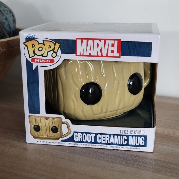 🌱☕ Marvel Groot Ceramic Mug by Funko – 17oz – New in Box - Avengers - Picture 2 of 8